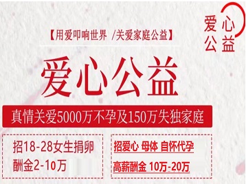 康保捐卵助孕生子 爱心志愿者招募